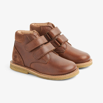 Wheat Footwear Raden Borrelås | Baby Prewalkers 9002 cognac