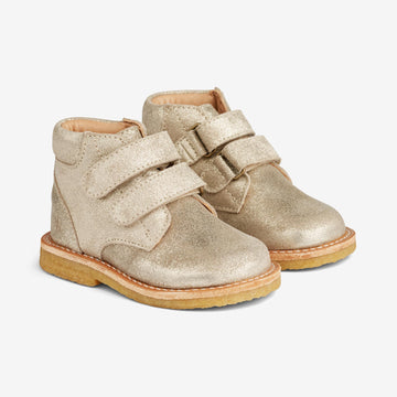 Wheat Footwear Raden Borrelås Shine | Baby Prewalkers 0171 grey