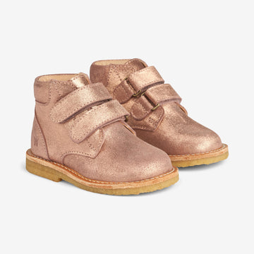 Wheat Footwear Raden Borrelås Shine | Baby Prewalkers 2026 rose