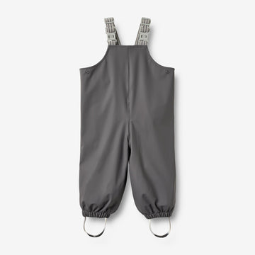 Wheat Outerwear Regnbukser Charlo m. Seler Trousers 9619 dark charcoal