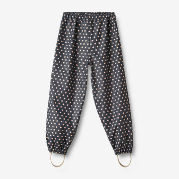 Wheat Outerwear  Regnbukser Olo Rainwear 1071 ink dots