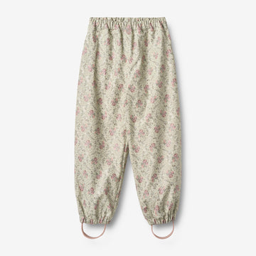 Wheat Outerwear Regnbukser Olo Trousers 9539 slightly green flowers