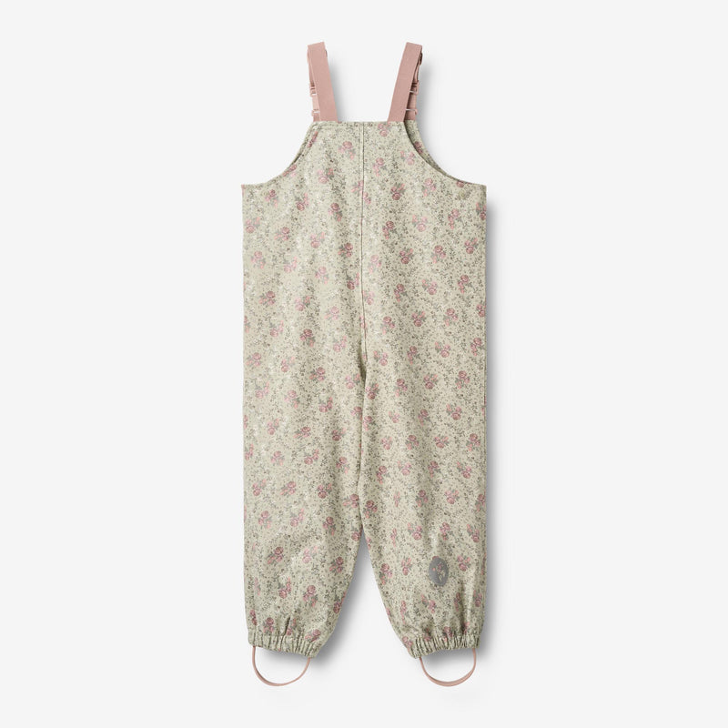 Wheat Outerwear Regnbukser m.seler Charlo Overall 9539 slightly green flowers