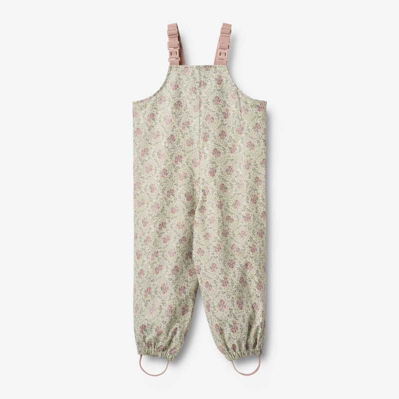 Wheat Outerwear Regnbukser m.seler Charlo Overall 9539 slightly green flowers