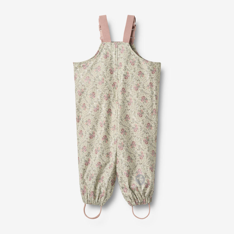 Wheat Outerwear Regnbukser m.seler Charlo Overall 9539 slightly green flowers