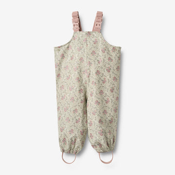 Wheat Outerwear Regnbukser m.seler Charlo Trousers 9539 slightly green flowers
