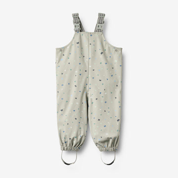 Wheat Outerwear Regnbukser m.seler Charlo Trousers 9602 light flint letters