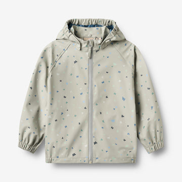 Wheat Outerwear Regnjakke Chardy Jacket 9602 light flint letters