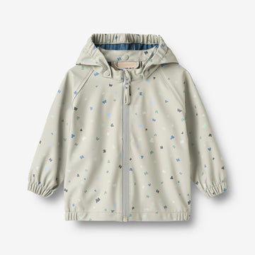 Wheat Outerwear Regnjakke Chardy Jacket 9602 light flint letters