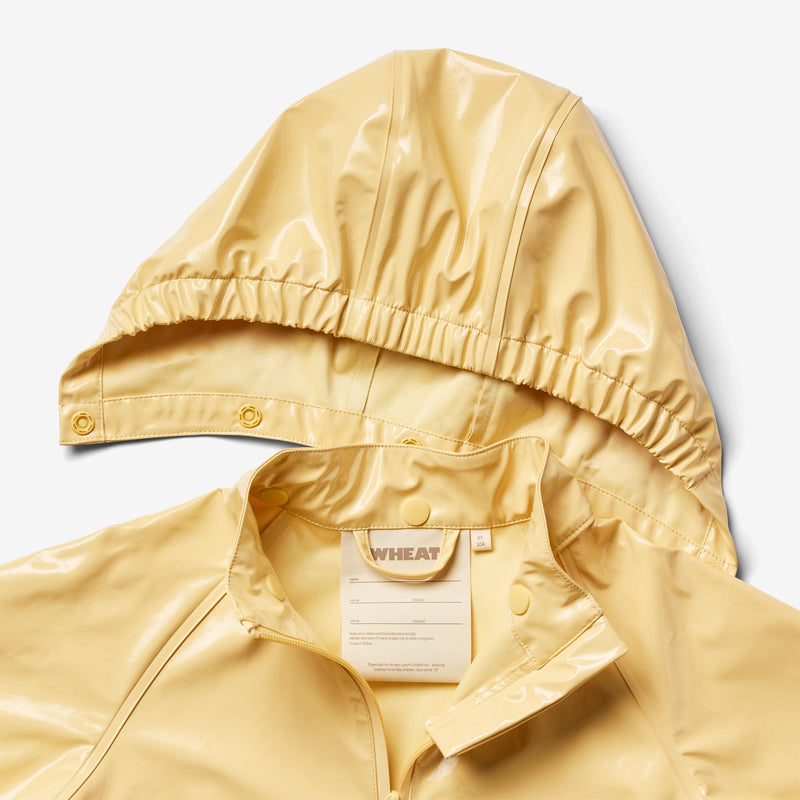 Wheat Outerwear Regnjakke Chardy Rainwear 5105 yellow