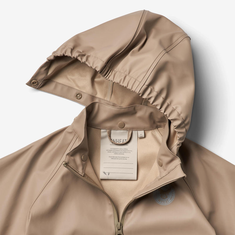 Wheat Outerwear  Regnjakke Chardy Rainwear 3239 beige stone