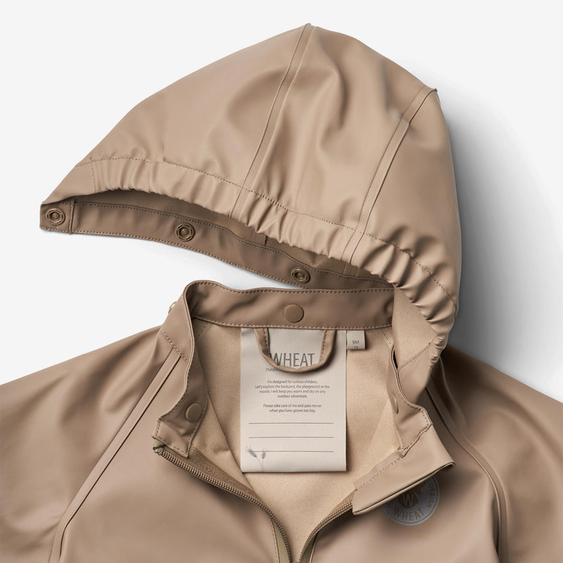 Wheat Outerwear  Regnjakke Chardy Rainwear 3239 beige stone