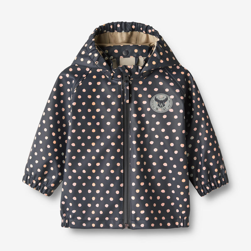 Wheat Outerwear  Regnjakke Chardy Rainwear 1071 ink dots