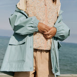 Wheat Outerwear Regnjakke Ollo Jacket 9519 aquamarin