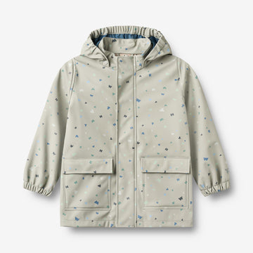 Wheat Outerwear Regnjakke Ollo Jacket 9602 light flint letters