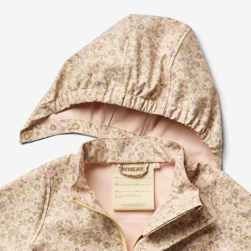 Wheat Outerwear Regnjakke Ollo Rainwear 9521 rose flower field