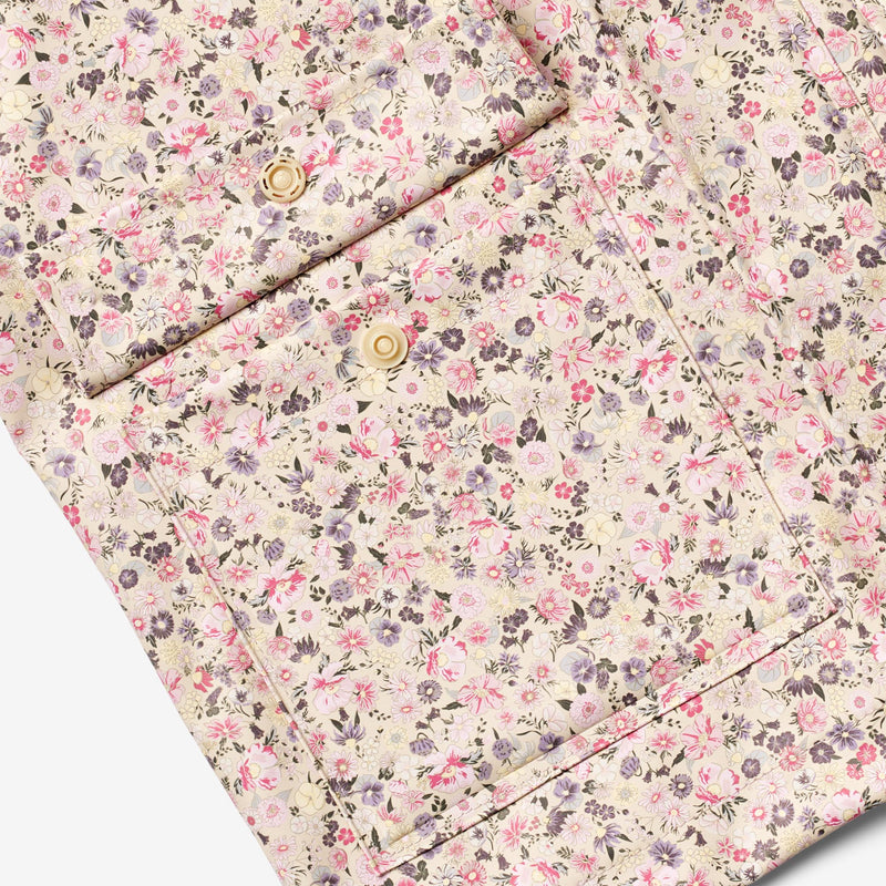 Wheat Outerwear  Regnjakke Ollo  Rainwear 9014 clam multi flowers