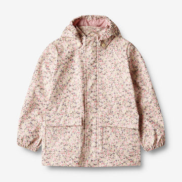 Wheat Outerwear  Regnjakke Ollo  Rainwear 9014 clam multi flowers