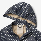 Wheat Outerwear  Regnjakke Ollo  Rainwear 1071 ink dots