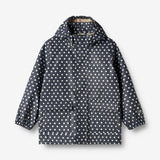 Wheat Outerwear  Regnjakke Ollo  Rainwear 1071 ink dots