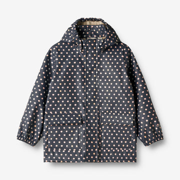 Wheat Outerwear  Regnjakke Ollo  Rainwear 1071 ink dots