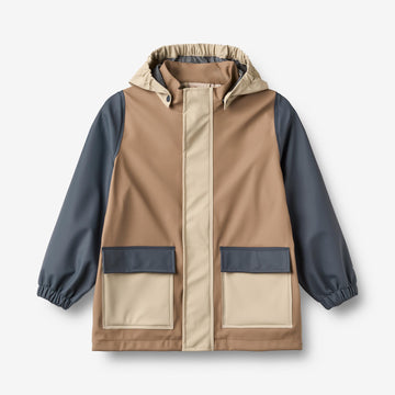 Wheat Outerwear Regnjakke Otu Jacket 9614 white pepper