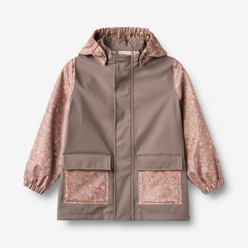 Wheat Outerwear Regnjakke Otu Jacket 9623 plum truffle