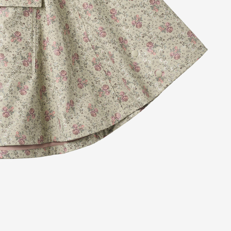 Wheat Outerwear Regnkappe Dråper Jacket 9539 slightly green flowers