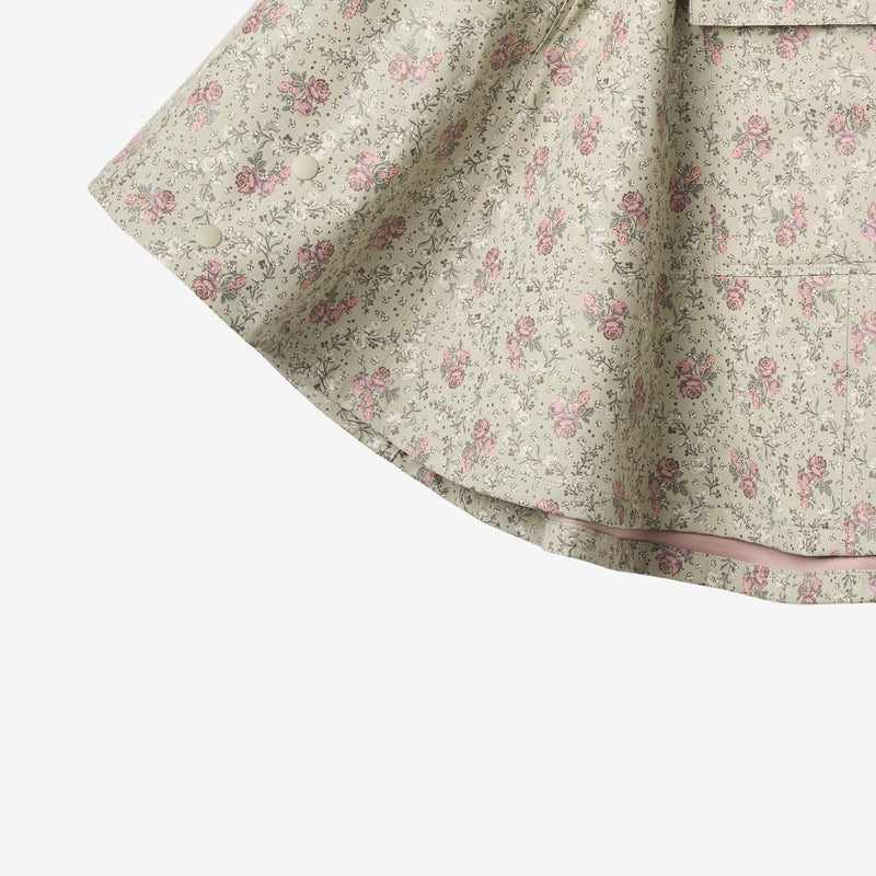 Wheat Outerwear Regnkappe Dråper Jacket 9539 slightly green flowers