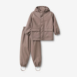 Wheat Outerwear Regnsæt Ola u. Seler Set 9623 plum truffle