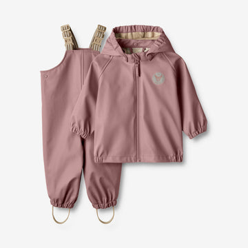 Wheat Outerwear  Regntøysett Charlie  Rainwear 1239 dusty lilac