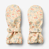 Wheat Outerwear Regnvotter Rily Accessory 9597 flowers and seashells