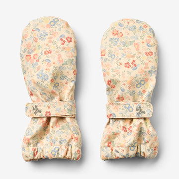 Wheat Outerwear Regnvotter Rily Accessory 9597 flowers and seashells