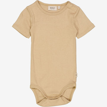 Wheat Main  Rib Body Enkel SS Underwear/Bodies 3308 latte