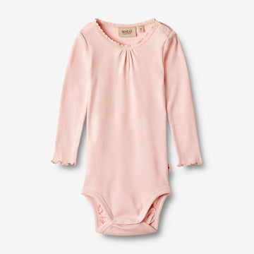 Wheat Main  Rib Body L/S Lotta Underwear/Bodies 2281 rose ballet