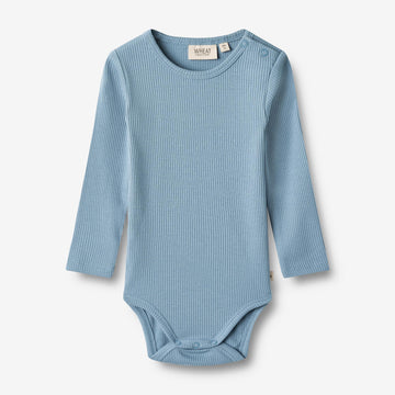 Wheat Main  Rib Body L/S Spencer Underwear/Bodies 1043 blue