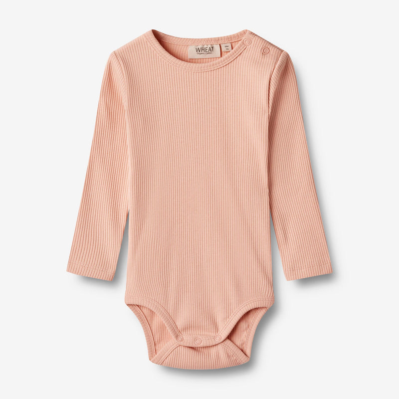 Wheat Main  Rib Body L/S Spencer Underwear/Bodies 2563 soft coral