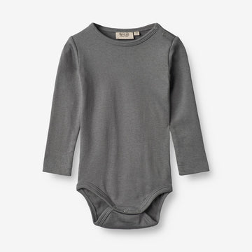 Wheat Main  Rib Body Peter | Baby Underwear/Bodies 1525 autumn sky