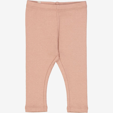 Wheat Main   Rib Leggings | Baby Leggings 2031 rose dawn