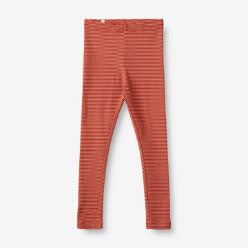 Wheat Main  Rib Leggings Maddy Leggings 1952 paprika stripe
