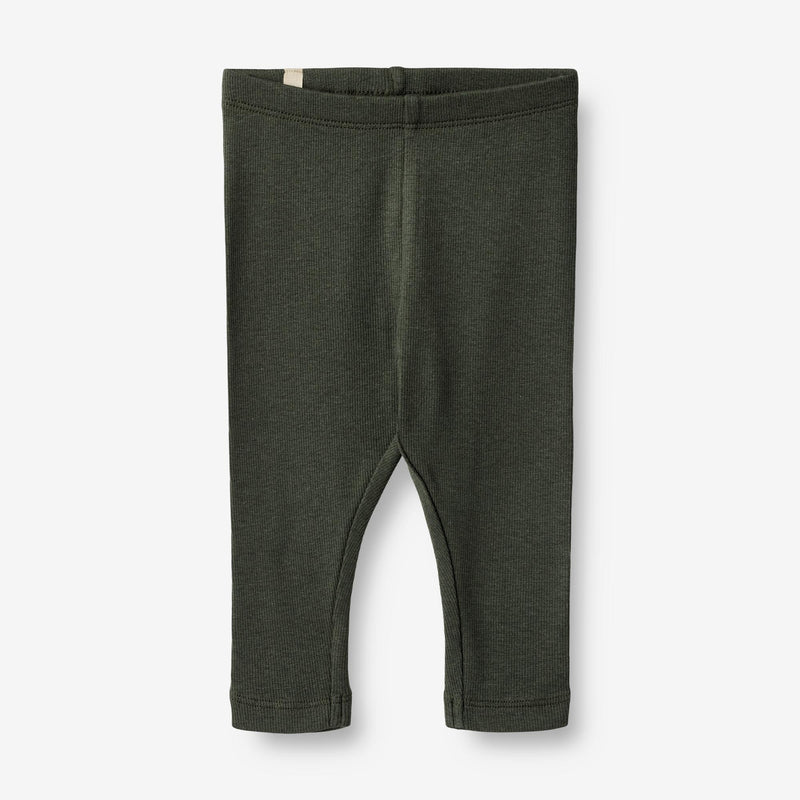 Wheat Main  Rib Leggings Maddy | Baby Leggings 0025 black coal