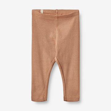 Wheat Main  Rib Leggings Maddy | Baby Leggings 2121 berry dust