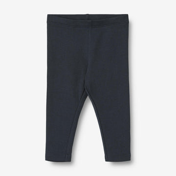 Wheat Main Rib Leggings Maddy | Baby Legging 1432 navy