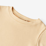 Wheat Main Rib T-Shirt S/S Irene Jersey Tops and T-Shirts 9430 macadamia