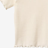 Wheat Main Rib T-shirt S/S Alicia T-Shirt 3182 ivory