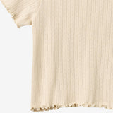 Wheat Main Rib T-skjorte S/S Irene T-Shirt 9629 almond peach