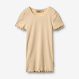 Wheat Main Rib T-shirt S/S Katie T-Shirt 9430 macadamia