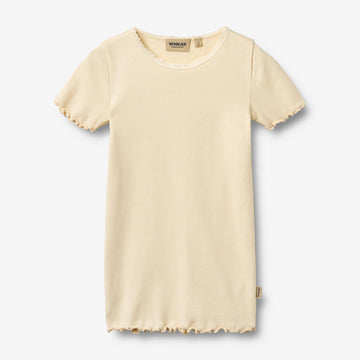 Wheat Main Rib T-shirt S/S Katie T-Shirt 9631 barely apricot