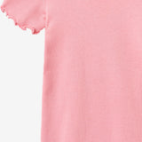 Wheat Main Ribb T-skjorte S/S Katie T-Shirt 9638 bubblegum