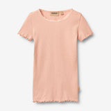 Wheat Main Rib T-shirt S/S Katie T-Shirt 9658 rose cloud